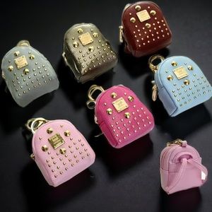 Many colors LargeBag Charm Keychain Coin Purse